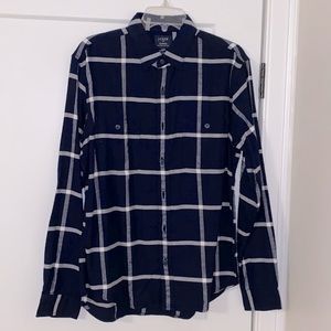 J Crew flannel shirt